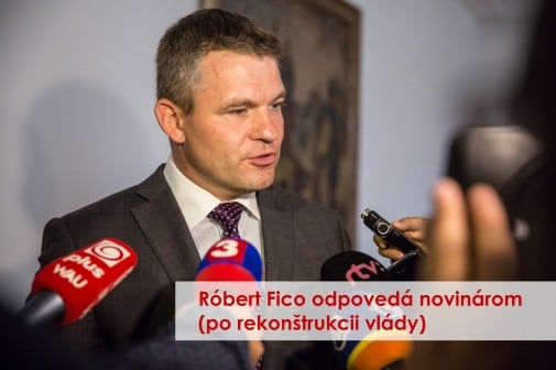 Róbert Fico odpovedá novinárom (po "rekonštrukcii" vlády)